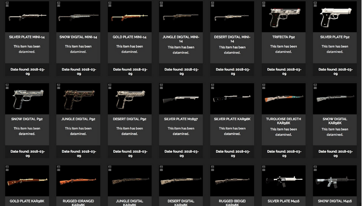 绝地求生中有哪些武器种类？