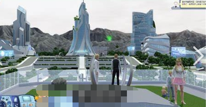 如何在游戏模拟人生3中探索不同的世界和社区？