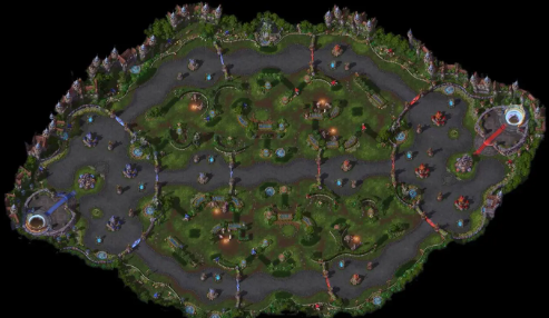 《风暴英雄》了解不同地图上的定位和战略。