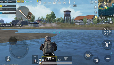 如何在绝地求生中应对水上战斗？