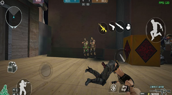 穿越火线游戏中如何应对敌人的冲锋队?