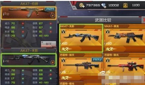 穿越火线中的武器组合和切换技巧