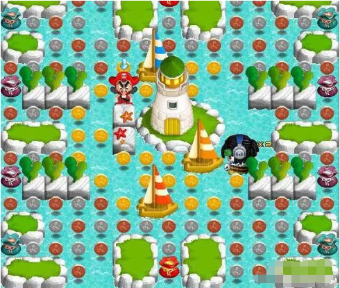 泡泡堂游戏地图攻略