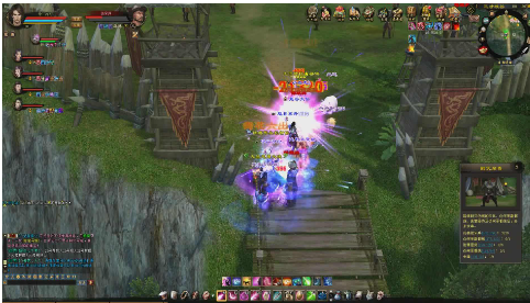 新天龙八部游戏中的新手引导和教学。