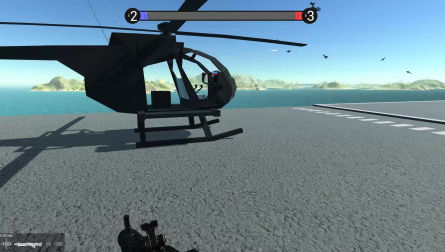 如何在战地模拟器游戏中协调直升机运输？