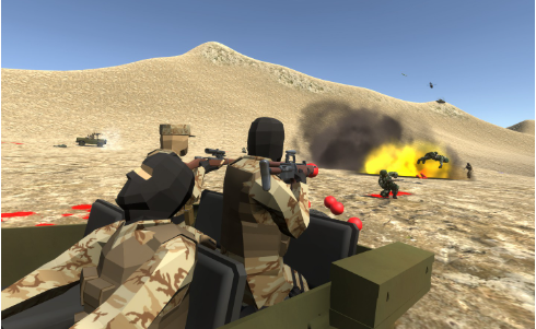 如何在战地模拟器游戏中应对突发情况？