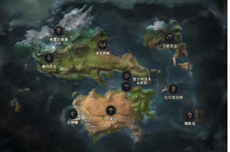 如何在符文之地传说中使用游戏地图上的地形？