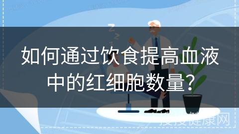 如何通过饮食提高血液中的红细胞数量？