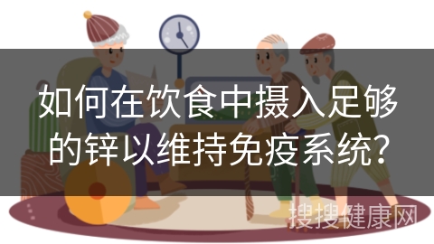 如何在饮食中摄入足够的锌以维持免疫系统？