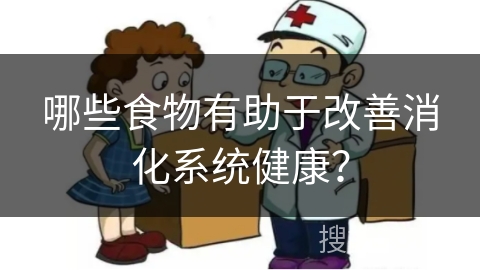 哪些食物有助于改善消化系统健康？