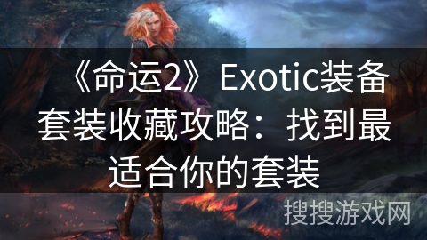 《命运2》Exotic装备套装收藏攻略：找到最适合你的套装