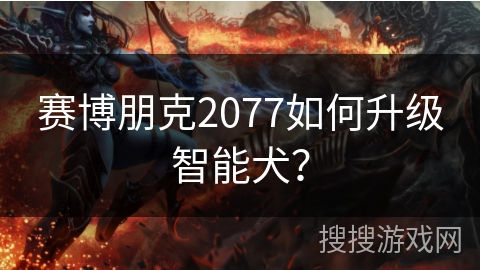 赛博朋克2077如何升级智能犬? 赛博朋克2077如何升级智能犬?