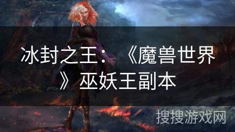 冰封之王：《魔兽世界》巫妖王副本