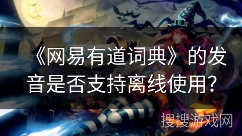 《网易有道词典》的发音是否支持离线使用？