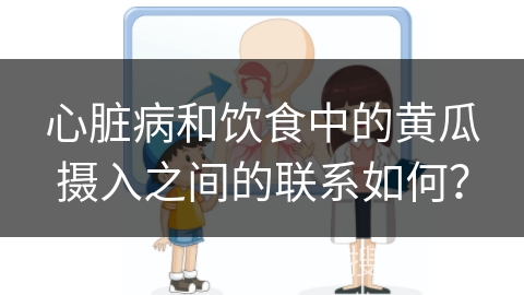 心脏病和饮食中的黄瓜摄入之间的联系如何？