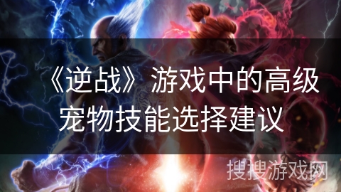 《逆战》游戏中的高级宠物技能选择建议