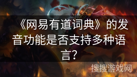 《网易有道词典》的发音功能是否支持多种语言？