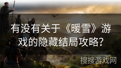 有没有关于《暖雪》游戏的隐藏结局攻略？