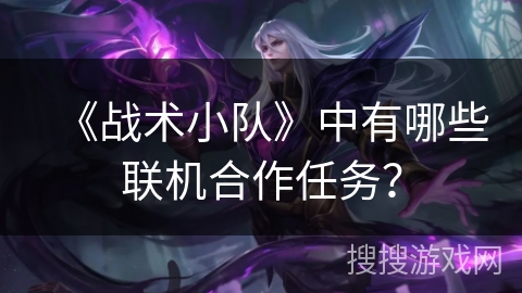 《战术小队》中有哪些联机合作任务? 《战术小队》中有哪些联机合作任务?