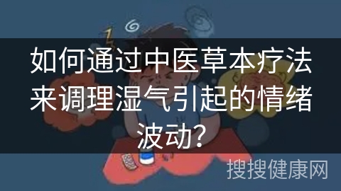 如何通过中医草本疗法来调理湿气引起的情绪波动？