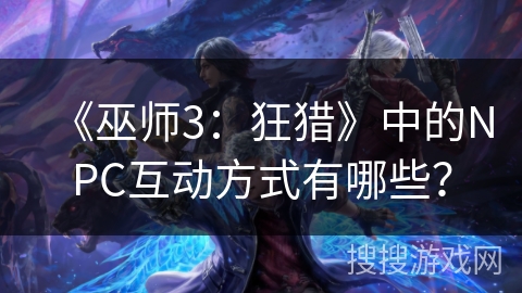 《巫师3：狂猎》中的NPC互动方式有哪些？