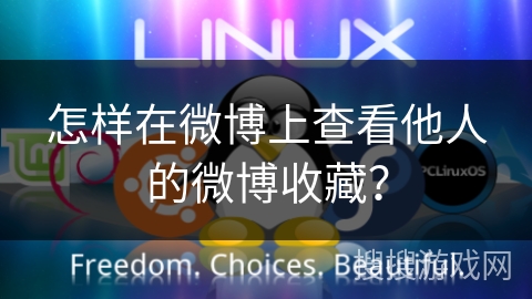 怎样在微博上查看他人的微博收藏？