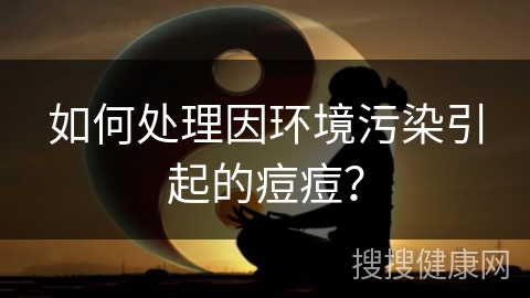 如何处理因环境污染引起的痘痘？