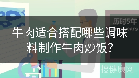 牛肉适合搭配哪些调味料制作牛肉炒饭？