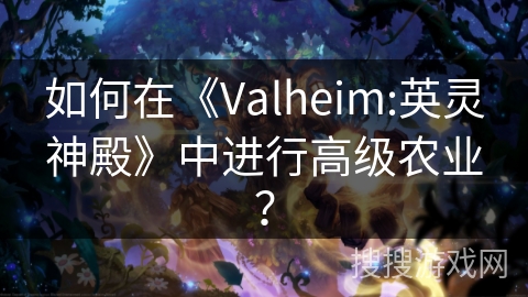 如何在《Valheim:英灵神殿》中进行高级农业？