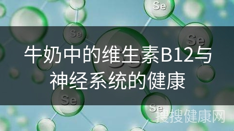 牛奶中的维生素B12与神经系统的健康