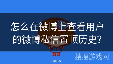 怎么在微博上查看用户的微博私信置顶历史? 怎么在微博上查看用户的微博私信置顶历史?