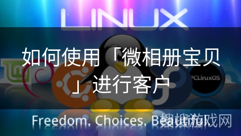 如何使用「微相册宝贝」进行客户