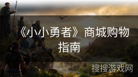 《小小勇者》商城购物指南