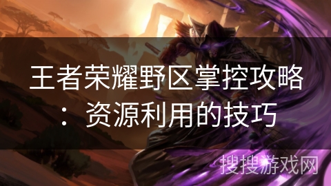 王者荣耀野区掌控攻略：资源利用的技巧