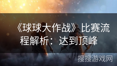 《球球大作战》比赛流程解析：达到顶峰