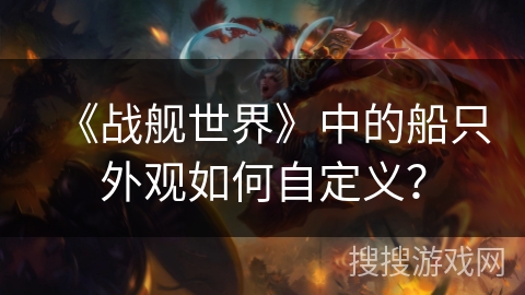 《战舰世界》中的船只外观如何自定义？