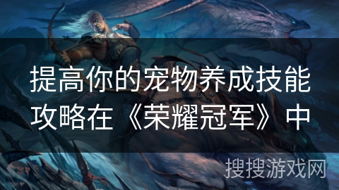 提高你的宠物养成技能攻略在《荣耀冠军》中