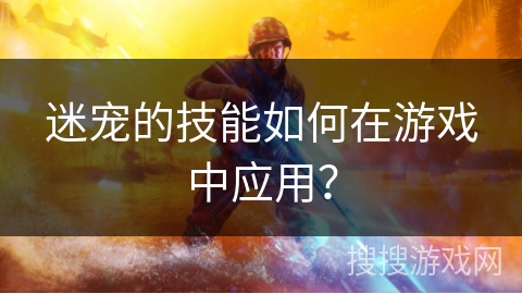 迷宠的技能如何在游戏中应用？