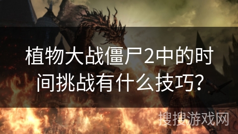 植物大战僵尸2中的时间挑战有什么技巧？