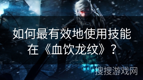 如何最有效地使用技能在《血饮龙纹》？
