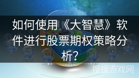 如何使用《大智慧》软件进行股票期权策略分析？