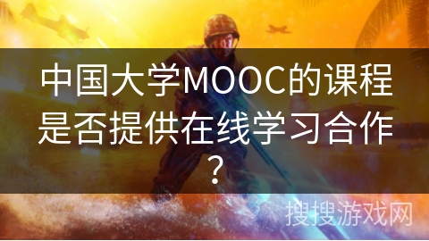 中国大学MOOC的课程是否提供在线学习合作？
