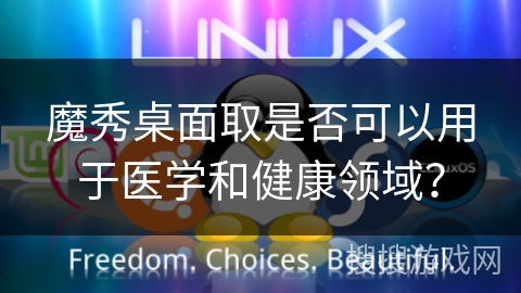 魔秀桌面取是否可以用于医学和健康领域？