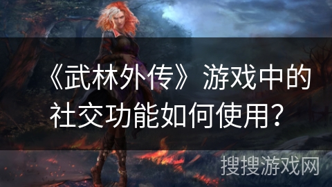 《武林外传》游戏中的社交功能如何使用？