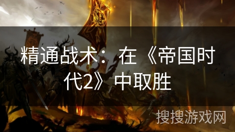 精通战术:在《帝国时代2》中取胜 精通战术:在《帝国时代2》中取胜