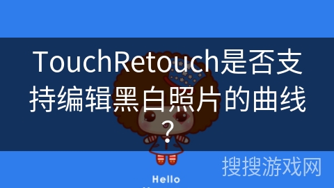TouchRetouch是否支持编辑黑白照片的曲线？