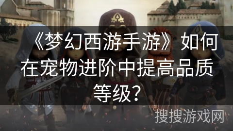 《梦幻西游手游》如何在宠物进阶中提高品质等级？