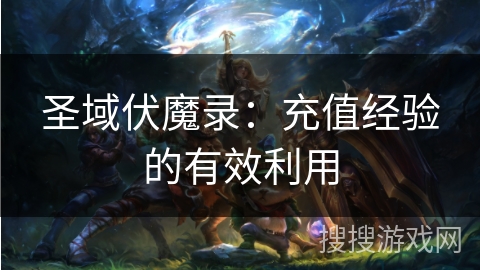 圣域伏魔录:充值经验的有效利用 圣域伏魔录:充值经验的有效利用