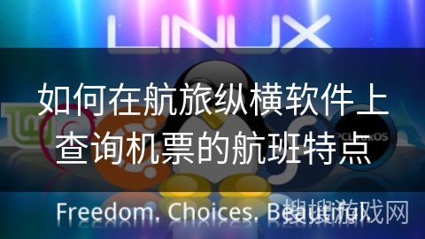 如何在航旅纵横软件上查询机票的航班特点