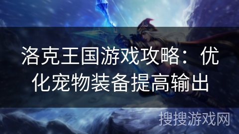 洛克王国游戏攻略:优化宠物装备提高输出 洛克王国游戏攻略:优化宠物装备提高输出